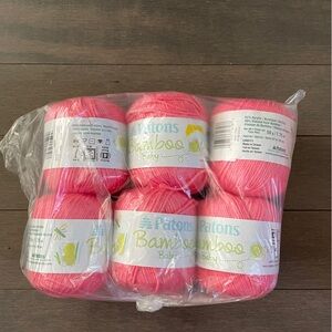 Patons Bamboo Baby Pink Yarn Crafts, Knitting & Crochet